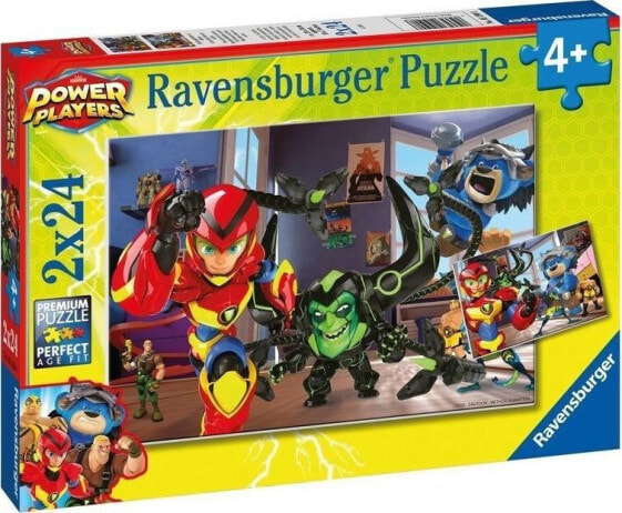Пазл развивающий Ravensburger Power Players 2x24 элемента