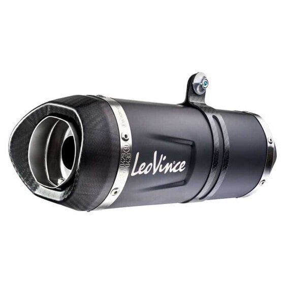 LEOVINCE LV One Evo Black Edition Yamaha Ref:14251EKB Homologated Stainless Steel&Carbon Slash Cut Full Line System