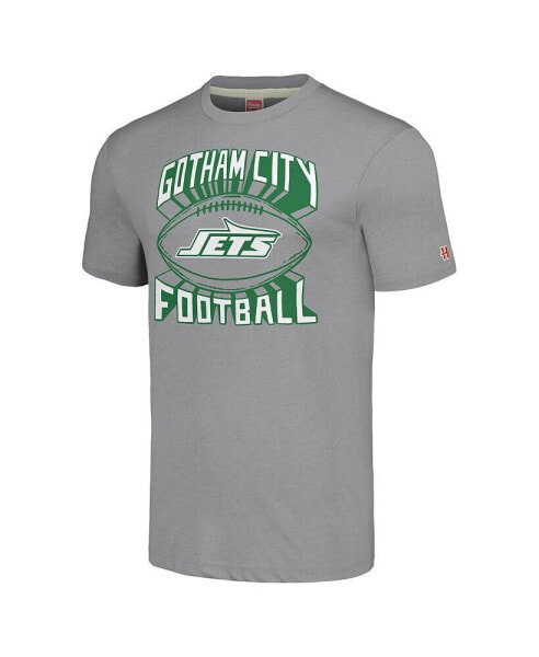 Men's Gray New York Jets Hyper Local Tri-Blend T-Shirt