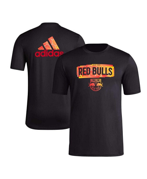 Men's Black New York Red Bulls Local Pop AEROREADY T-shirt