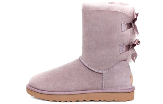 Угги женские Bailey Bow II UGG 1016225-SHAD, цвет пудрово-фиолетовый