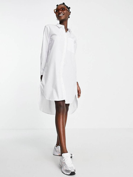 Vero Moda shirt dress in white