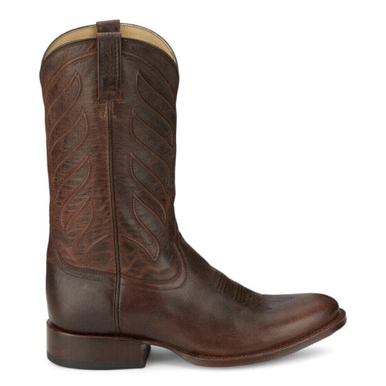 Tony Lama Derby Lenado Medium Round Toe Cowboy Mens Brown Casual Boots DR3037