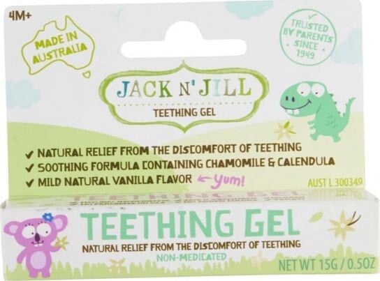 Jack NJill Żel naturalny łagodzący ząbkowanie 15g