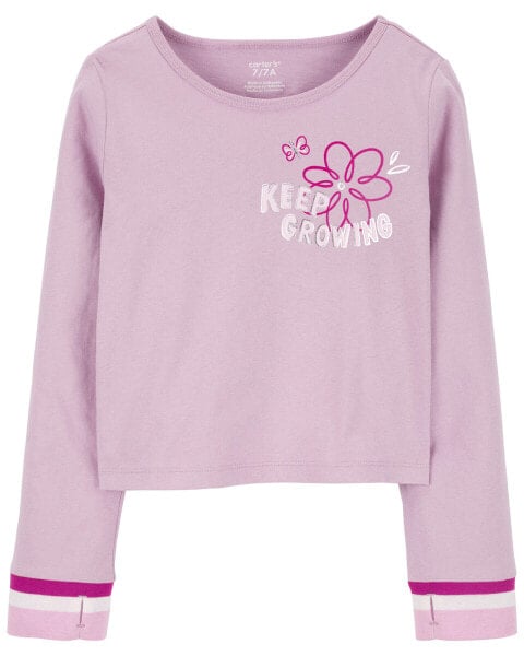 Kid Keep Growing Floral Long-Sleeve Tee 14