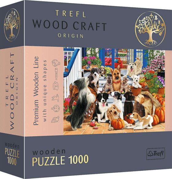 Trefl Puzzle drewniane 1000 Psia przyjaźń TREFL