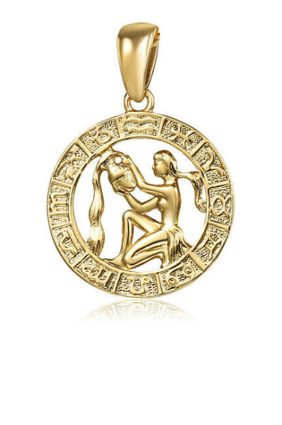 Gold-plated Aquarius pendant SVLP0713XH2GOVO