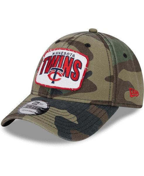 Men's Camo Minnesota Twins Gameday 9FORTY Adjustable Hat