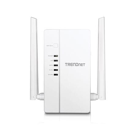 TRENDnet TPL-430AP - 10,100,1000 Mbit/s - 802.11b,802.11g,Wi-Fi 4 (802.11n) - 867,1300 Mbit/s - SSID - White