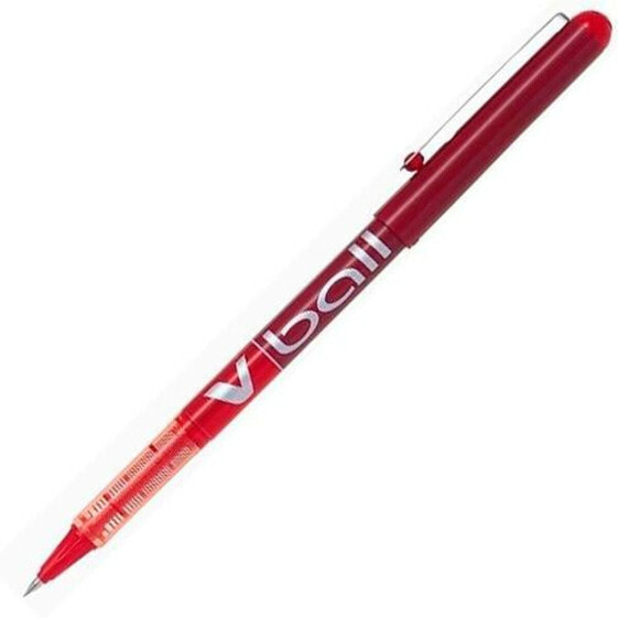 Ручка с жидкими чернилами Pilot NVBR Красный (3 штук)
