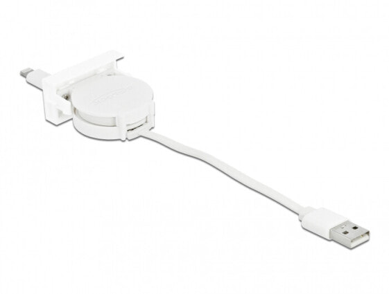 Кабель для зарядки Delock 81331 - 0.62 м - Lightning - USB A - Male - Male - White