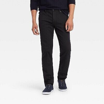 Men's Slim Fit Jeans - Goodfellow & Co Black Denim 40x32