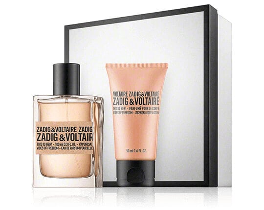 Zadig & Voltaire This is Her! 50 ml EdP Vibes of Freedom Set mit Body Lotion