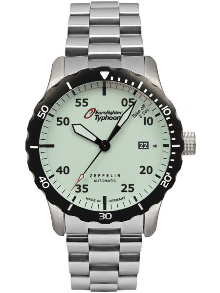 Zeppelin 7268M-5 Eurofighter Typhoon Automatic Mens Watch 43mm 20ATM