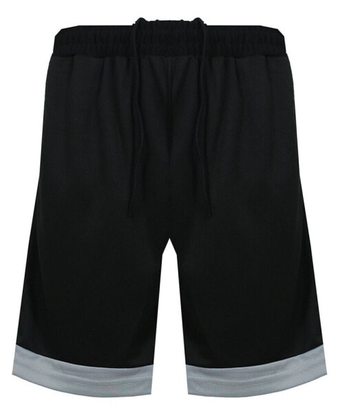 Men's Premium Active Moisture Wicking Workout Mesh Shorts With Trim