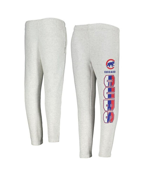 Бриджи для малышей OuterStuff Chicago Cubs игровые флисовые брюки Ash.