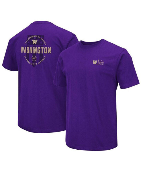 Men's Purple Washington Huskies OHT Military-Inspired Appreciation T-shirt