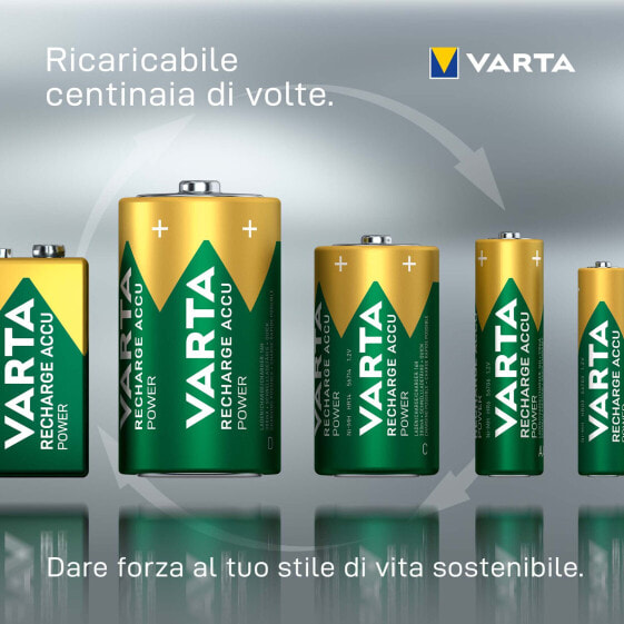 Varta Rechargeable ACCU AA 2600mAh - Rechargeable battery - Nickel-Metal Hydride (NiMH) - 1.2 V - 4 pc(s) - 2600 mAh - Green,Silver