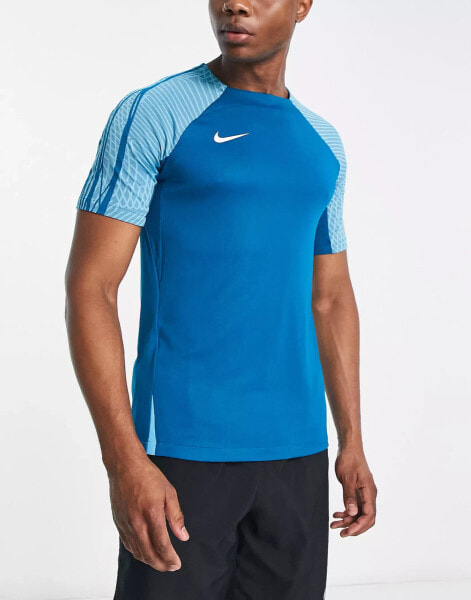 Nike Football Strike Dri-FIT panel t-shirt in teal