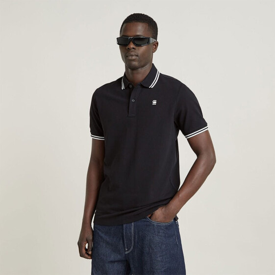 G-STAR Dunda Slim Stripe short sleeve polo