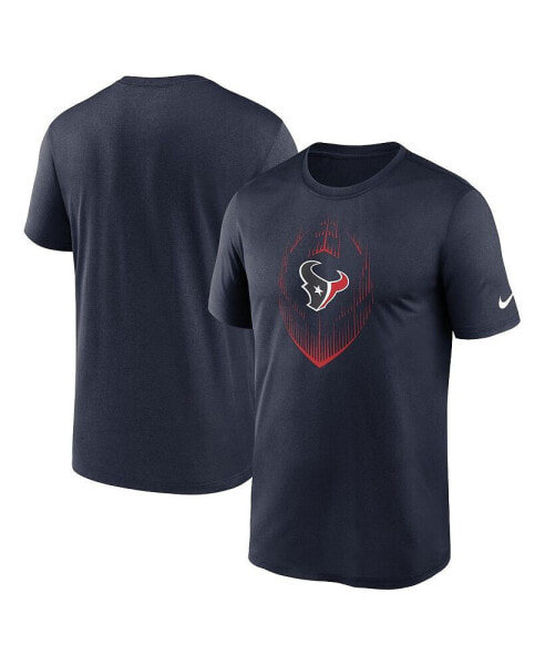 Men's Navy Houston Texans Primetime Legend Icon Performance T-Shirt