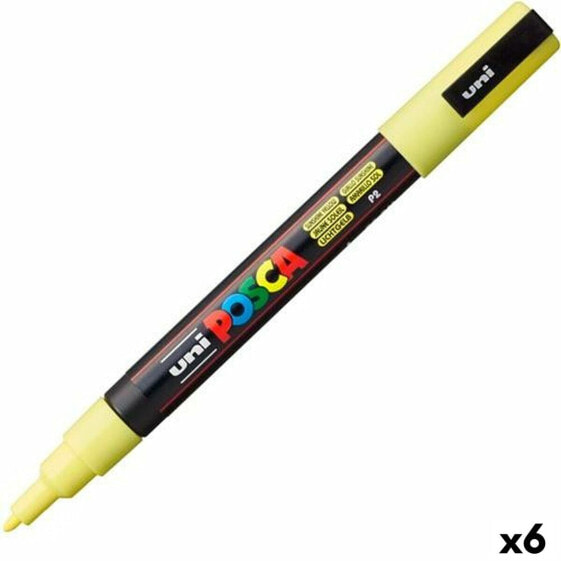 Маркер POSCA PC-3ML Жёлтый (6 штук)