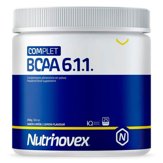 Спортивное питание для спортсменов NUTRINOVEX Complet BCAA 6.1.1 250 грамм Лимонный порошок