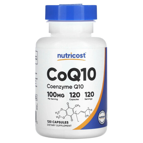 Антиоксиданты Nutricost CoQ10 100 мг, 120 капсул