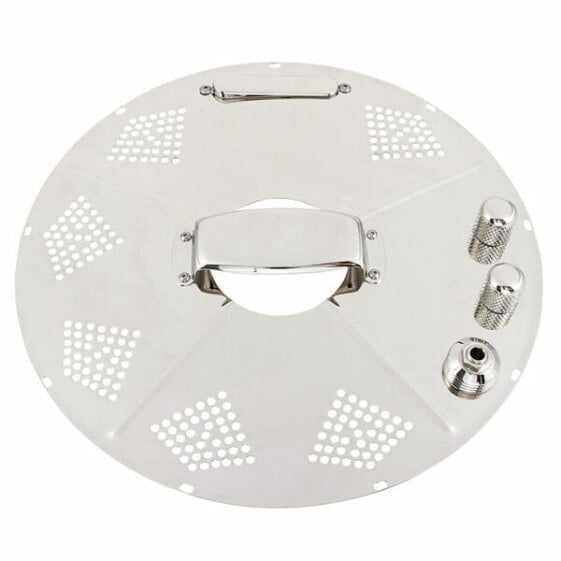 National Reso-Phonic Hot Plate Bright Nickel