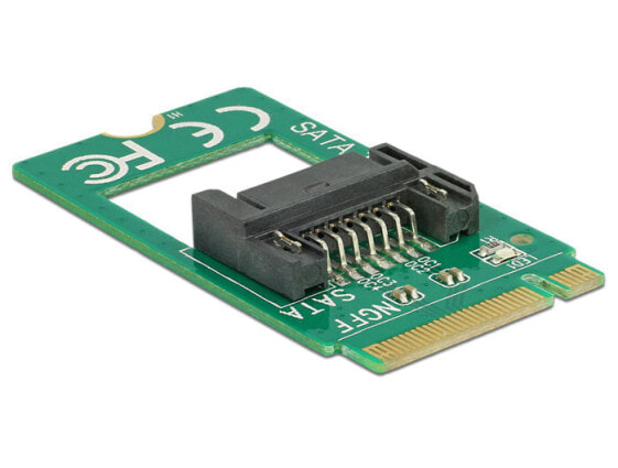 Delock 62876 - M.2 - SATA - Green - 6 Gbit/s - 22 mm - 42 mm