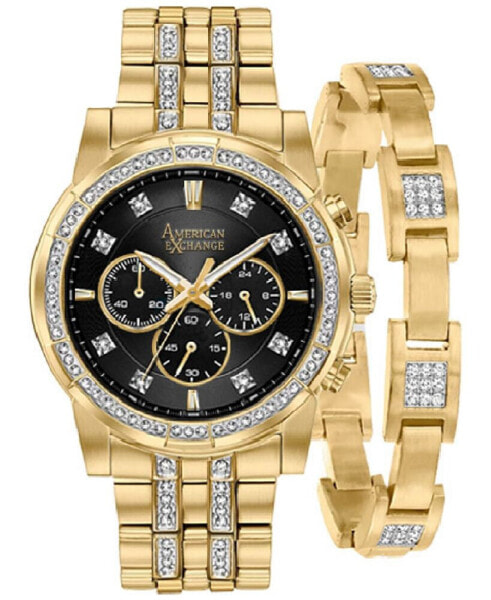 Наручные часы Versus Versace Women's 2 Hand Quartz Tortona Crystal Gold-Tone Stainless Steel Bracelet Watch 38mm.