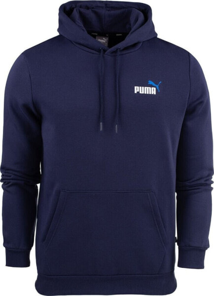 Puma Bluza męska Puma ESS 2 Col Small Logo Hoodie FL granatowa 674471 06 S