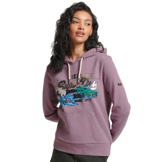 SUPERDRY Japanese Vintge Logo Graphic hoodie