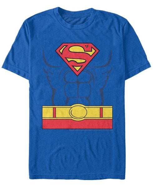 DC Men's Superman Costume Short Sleeve T-Shirt