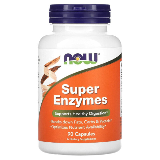 Пищеварительные ферменты NOW Super Enzymes 90 капсул