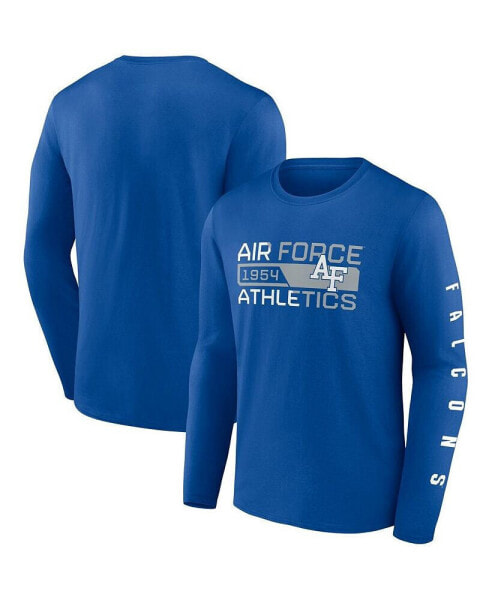 Men's Royal Air Force Falcons Broad Jump 2-Hit Long Sleeve T-shirt