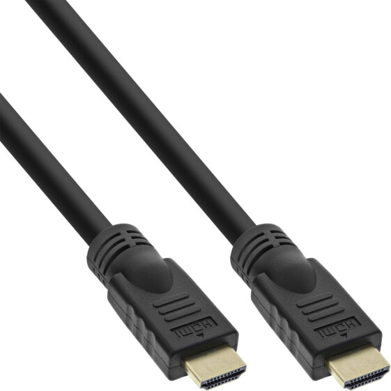 InLine High Speed HDMI Cable with Ethernet Premium 4K2K male / male black 2m