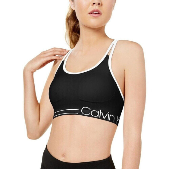 Calvin Klein 258785 Women Performance Strappy Back Low Impact Sports Bra Size XS