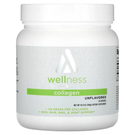 Wellness, Collagen, Unflavored, 10.9 oz (308 g)