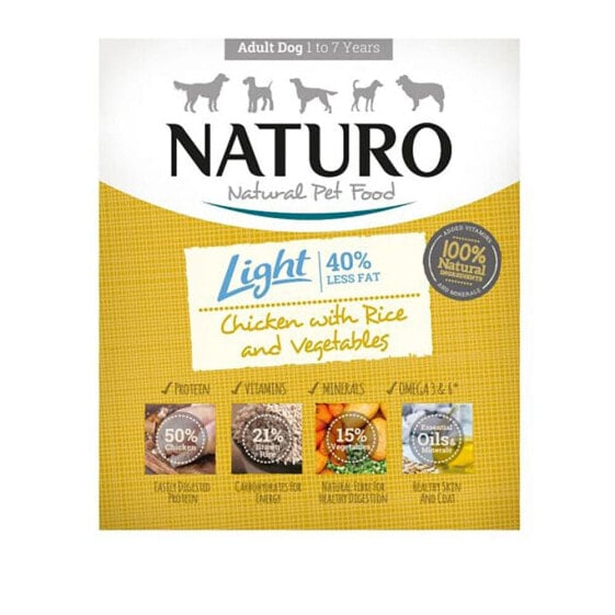 NATURO Light Chicken And Rice 400g Wet Dog Food