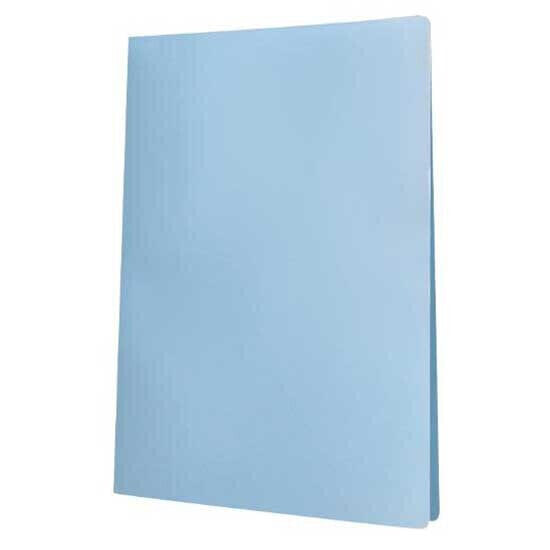 LIDERPAPEL Showcase folder 40 polypropylene covers DIN A4 opaque light blue