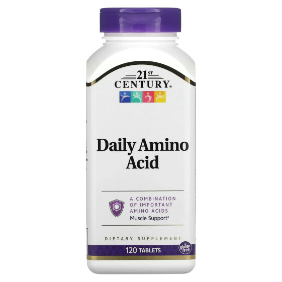 Аминокислоты 21st Century Daily Amino Acid, 120 таблеток