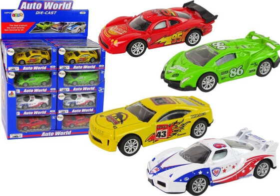 TRITON Auto Sportowe Wyścigowe Resorak Wyścigi 4 Kolory 1:43