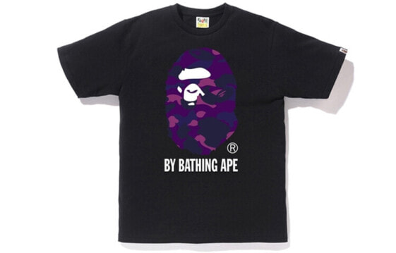 BAPE Color Camo By Bathing Tee t 1F80-110-019 Colorful Camouflage T-Shirt