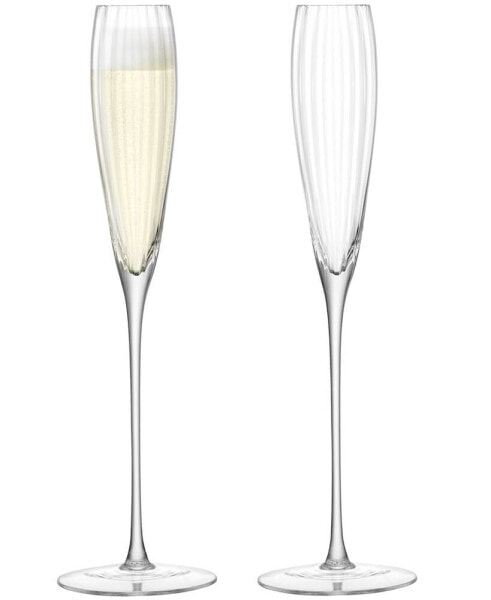 Aurelia Grand Champagne Flute 6oz Clear Optic x 2