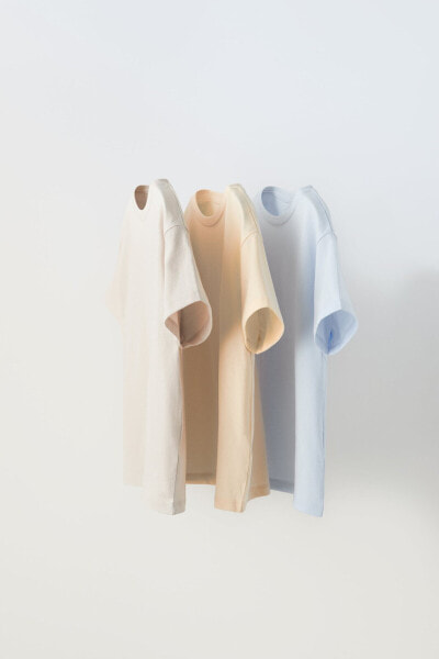 3-pack of basic plain t-shirts