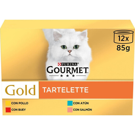 PURINA Gourmet Gold Tartallette Box 85g Cat Snack 12 Units