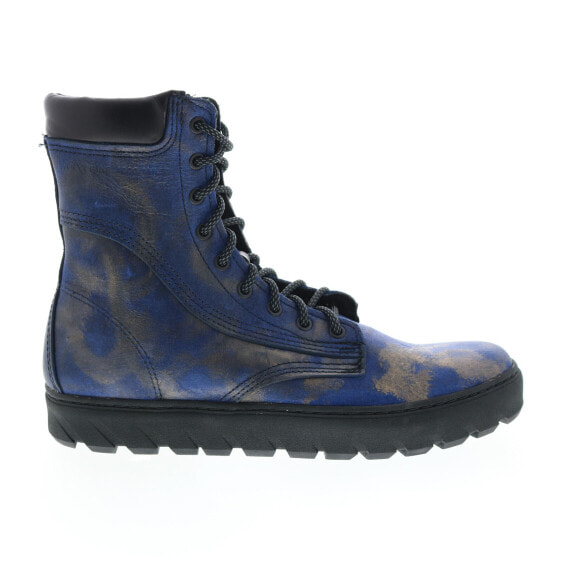Ботинки мужские Wolverine кожаные синего цвета Sneaker Tall W990024