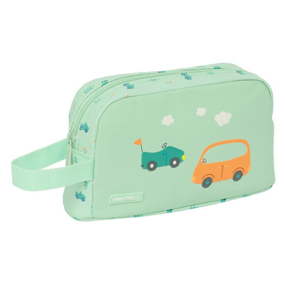 SAFTA Easy To Clean Preschool Car Lunch Bag