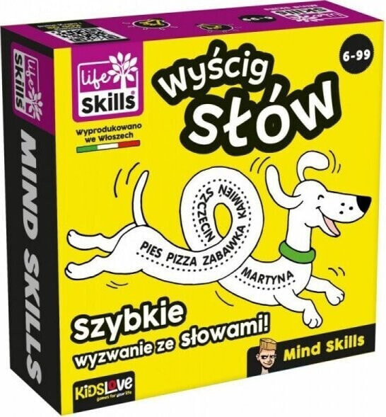 Lisciani Mind Skills Gra rodzinna Wyścig słów szybkie wyzwanie ze słowami 90549 LISCIANI p4